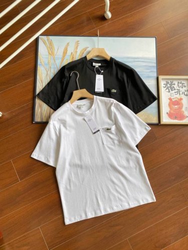 法鳄Laco*Ste 夏季款纯色T恤,原单出品，客供棉面料，干爽蓬松手感极佳， 面料：纯棉紧密纺精梳200克 针织面料 前胸鳄鱼精美优雅，纯色高端款， 素净典雅