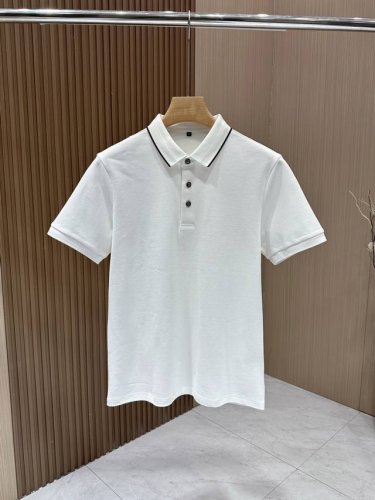 zegna 杰尼亚 2025Ss男士休闲Polo短袖独家专供新款原单高端定制 高版本 进口双丝光棉面料 扣子采用品牌“Z”元素，后背Logo刺绣字母，下摆侧面加