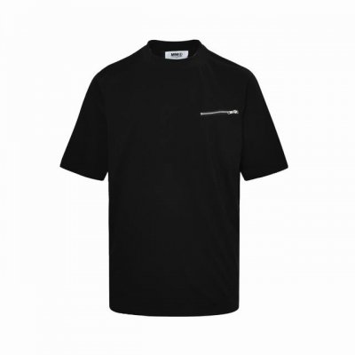Maison Margiela 马吉拉 25Ss 拉链口袋短袖 面料定织定染280G32支双纱面料，宽幅领口螺纹300G1*1全棉螺纹，久穿不变形，面料从买纱纺