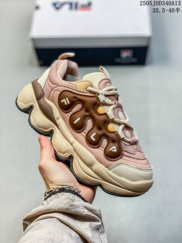 斐乐 男女款老爹鞋 Fila Fusion 厚底增高百搭运动鞋 意大利百年经典运动品牌 网红单品 小红书推荐爆款 Fila斐乐新款小白鞋斐乐潮牌文化街头风运动鞋