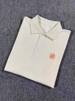 新品Hermes爱马仕- 2025Ss春夏新品，男士高端商务休闲马球短袖polo衫，贸易公司渠道货，纯血统品质，品相完美如斯！极具奢华设计的一枚白金级单品，极符