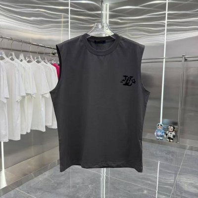 Bal 巴黎世家 2025夏季新款 无袖背心 植绒印花工艺 男女同款宽松版 S M L Xl Xxl 五个码 颜色 黑色 白色 灰色