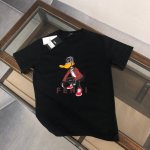 款号：G2115 Fendi 芬迪 2025夏季新款圆领短袖T恤！ - 260G双纱纯棉顶级面料 手感柔软 百分百纯棉独家出货 定染硫化黑无尘处理面料 -面料：