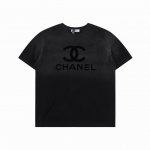 Chanel 香奈儿 水洗双C短袖T恤 时尚限量款小香，夏季渠道最新短T 双C标识印花设计，具备超级无敌魅力 高能实穿的情侣款，夏季气质穿搭加身！客供进口针织棉