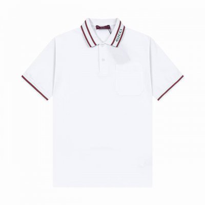 品牌 Gucci 克重 270 颜色 白色 黑色 尺码 M-Xxl 珠地棉polo 这款单品出自Gucci Lido系列 设计灵感源自意大利海岸的夏日风情和海滩