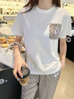 上新 gucci 古驰 25Ss新款套装 新款T恤阔腿裤套装 老花印花面料装饰 休闲款 颜色 杏色 码数 Sml s码推荐 80~100 m码推荐 100 11