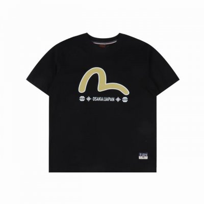 Evisu 福神 25Ss 蛇年限定龙与蛇印花短袖 潮牌Evisu福神短袖春季新款腾蛇与龙字母印花圆领宽松休闲男女T恤 p Size:S-Xxl