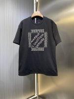 Louis Vuitton 顶级复刻 25Ss刺绣棉质T恤 正品 0购入 32支紧密双纱面料 内衬采用40支双股面料 1*1拉架罗纹 刺绣绣珠 面料酵洗 定制1