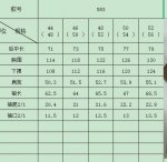 迪奥高端男女衬衣尺寸表 583