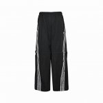 : 310 Adidas 阿迪达斯 三叶草刺绣可拆卸阔腿长裤 1：原版三叶草Logo定制Ykk双开拉链 胸口Logo刺绣设计 经典落肩三条杠设计 复古时尚 2：
