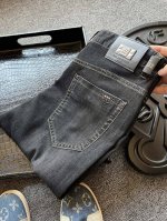160 顶级精梳牛仔！ 人气爆款！Zegna/杰尼亚&Lv/路易斯威登合作款精梳超柔牛仔裤！恒隆在售万元级，款号：6920 路易斯&杰尼亚合作款开发优选特级新疆