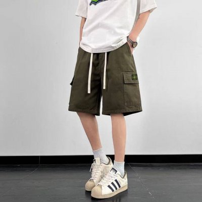 上新 Stone Island 石头岛 夏季美式高街多功能口袋工装牛仔短裤五分裤，男女同款。 海外版石头岛夏季最新系列，抽绳腰围可以自由调节，裤型两侧大口袋设计
