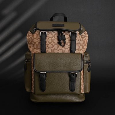coach蔻驰Ch Sprint Backpack 经典磁吸扣双肩包背包 #原单高版本 可放15-16寸笔记本电脑 经典磁吸扣 方便开合容量大 size 29*