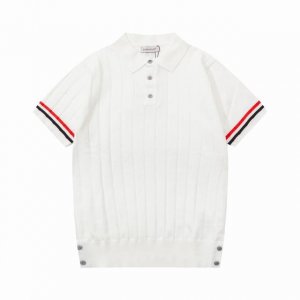Moncler 蒙口 袖子拼色针织polo衫 升级 灵感源自八十年代复古 原版面料 官方同款 polo衫 定制 网纱毛衣针织面料 手感非常舒服 春夏最新砖柜同步