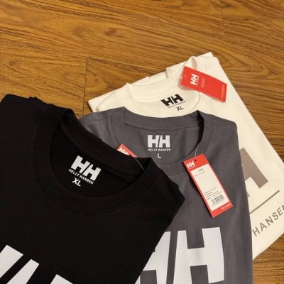 海丽汉森 Hellyhansen Hh宽松字母印花情侣短袖 情侣同款 定织定染一致260G纯棉双纱面料 同缸零色差领口螺纹 四针六线工艺 面料舒适透气 机洗不变