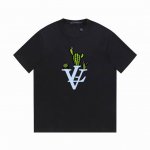 Lv24春夏系列 Louis Vuitton仙人掌英文字母Logo -采用双纱纯棉250G 还原Lv经典反袖做法 三标齐全 面料颜色定制定染 不缩水不退色 手感