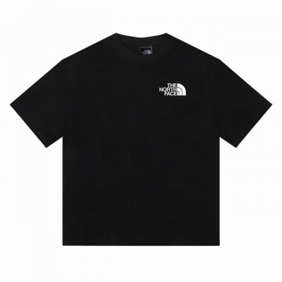 The North Face 北面户外沙漠旅行短袖半袖T恤情侣款 面料采用230G 双纱纯棉，做工规整，纹路清晰，穿着舒适！ 胸前精致的印花小标 加后背的户外设