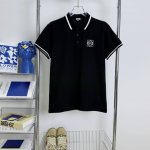 140 当天到货 现货现配 Loewe罗意威2025Ss经典Logo刺绣polo衫短袖 高版本 高品质 原版面料 官网同步绣翻领polo衫采用用原版面料胸前万针