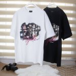 巴黎世家 Balenciaga 25年新品巴黎夜景印花圆领短袖T恤 高清数码印花巴黎夜景25年春季新品 纯棉材质 版型宽松适合男女情侣 Xs 衣长 71 肩宽5