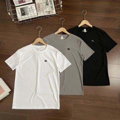 Kolon Sport 可隆 基础立体硅胶Logo高弹冰丝速干短袖T恤 精选高弹速干面料，触感丝滑细腻，兼具透气性与快干B1154特性，让肌肤时刻保持清爽，告别