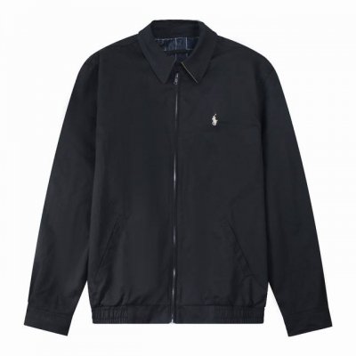 新款上新 Ralph Lauren 拉夫劳伦 Ss 经典翻领行政拉链夹克 胸前精美小标刺绣 中性设计 男女百搭 内里定制格纹 复刻原版 颜色:黑色 藏青 卡其0
