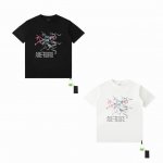 顶级复刻 Arc'teryx 始祖鸟夏季新款三只鸟彩色印花短袖T恤 官网同步 男女同款 小红书热门爆款 各大网红博主纷纷上身 强烈推荐 面料：32S双纱300克