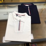 专柜新品 Moncle... 2025春夏新品 时尚polo 翻领短袖 高级定制百搭款式 任何人都可以轻松驾驭 面料全订制工艺 胸前奢华经典品牌Logo设计，非