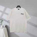 b113# 市场顶级品质 Balenciaga 巴黎世家2025Ss 经典可乐海浪Logo刺绣短袖T恤 Logo采用进口田岛刺绣工艺 市场顶级的质量 官网品质