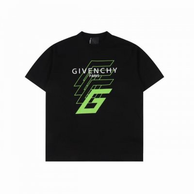 givenchy 纪梵希25Ss折叠大G印花短袖T恤 定制面料洗水后280克重双纱 %精梳全棉面料 印花工艺，螺纹定织定染无色差 出入专柜无压力，通肩拉条工艺