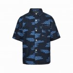 louis Vuitton 路易威登 25Ss 云朵天空蓝牛仔短袖衬衫 原版购入，净色丹宁牛仔、凹凸压花工艺、柔软洗水处理、刻字古铜五金、全套辅料配备！纯棉斜纹