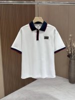 gucci 古奇 重磅推荐！春夏新品，专柜在售，顶级品质，棉质网眼珠地面料翻领短袖，客供定织100%纯棉网眼珠地面料，面料表面排列均匀整齐的纹理，透气性和散热排