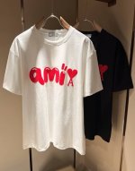 ami 2025春夏新款男女同款短袖T恤，最新款全网独家首上！！~既经典有时尚百搭，谁不爱啊，将经典再次展现，非常的耐看，自带低奢光环与辨识度！品牌理念和现代化
