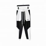 实拍细节图+尺码表 Givenchy 纪梵希 24Ss 黑白双拼刺绣Logo休闲长裤 华夫格面料 进口田岛机高密度刺绣字母Logo 男女同款 休闲长裤 颜色：图