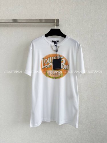 新品预售 印花短袖T恤 颜色：白色 尺码：S M L Lv*Tx