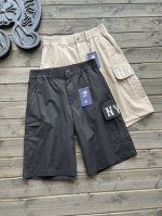 Mlb官方张凌赫同款男女百搭潮流休闲凉感梭织短裤25夏季新款Smb05 夏季情侣款男女同款男士宽松版型休闲裤！25年贸易公司订单纯正非常挺得一款裤子 ！必入单品