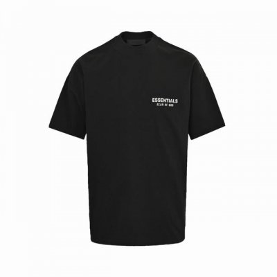 fear Of God-Essentials 24Fw Holiday硅胶字母印花短袖 采用重磅260G纯棉面料，柔软亲肤且具备自然垂坠感，质地厚实挺括，经过洗