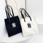 Mlb洋基队简约百搭休闲单肩包Ny大容量运动托特包女士户外便携购物袋 尺寸:38×34×8