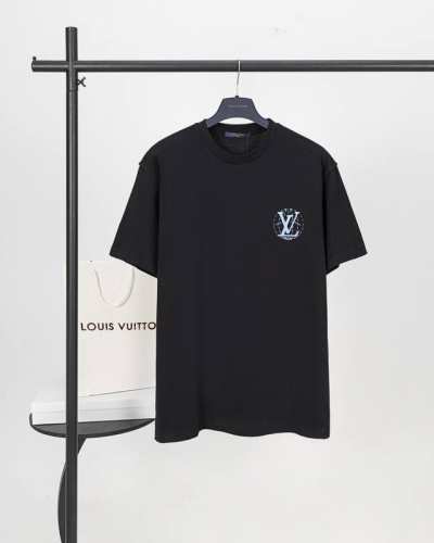 顶级版本.官网品质 Louis Vuitton*路易威登 Lv 菲董设计秀场员工服短袖T恤 采用原板独家定制260克32支双莎纯棉面料 质感非常柔软舒服 100