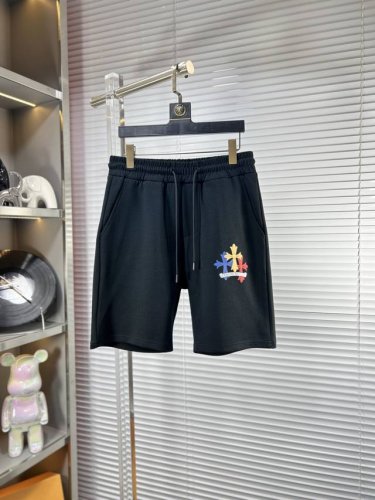 Chro*克罗心 Ss25男士休闲短裤，堪称百搭单品，弹性松紧腰边抽绳设计，手感柔软、保型性好、低弹丝的构造使裤身弹性恰到好处，并且不易起皱！码数：M-Xxxl