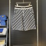 384 当天到货 现货现配 dior 迪奥 老花字母Logo提花下摆螺纹工艺针织短裤 原生纱面料 非再生纱 高版本 独立定织面料 经历柔软定型 洗水不变形 面料