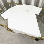 Ayc Teryx 始祖鸟] 2025Fw短袖T恤 前面鸟标后面大Logo高级印花 高端32S双纱280克面料 重磅面料 定制拉架罗纹同缸同染 三标齐全 男女同