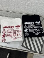 Stussy 斯图西 25Ss 夏季经典后背印花男女情侣短袖T恤 小红书热门爆款 明星网红同款穿搭 男女日常通勤穿搭必备单品 高品质260克高克重双纱面料 亲肤