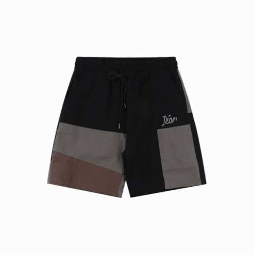 dior 迪奥 拼接字母刺绣短裤 面料采用3定制帆布面料，对照原版做丝滑超柔处理，布面肌理股线清晰明显，垂感一级棒，做工精致都到达外贸出口标准，一公分4.5针，