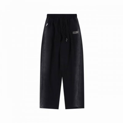 Maison Margiela 马吉拉 25Ss刺绣水洗喷墨长裤 面料 G全棉毛圈 两侧直喷数码技术和数码渐变印花技术，纯棉柔软面料，对色定染面料，超精细平网印