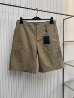 lv 路易25Ss字条直筒休闲短裤 Size：Xs S M L