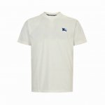 Burberry 巴宝莉 24Ss 蓝色战马刺绣小标短袖 面料采用180克双纱纯棉面料 刺绣进口百灵达出品 走线使用三针五线工艺 面料柔软舒适 Size:S-X