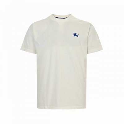 Burberry 巴宝莉 24Ss 蓝色战马刺绣小标短袖 面料采用180克双纱纯棉面料 刺绣进口百灵达出品 走线使用三针五线工艺 面料柔软舒适 Size:S-X