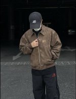 Carhartt 24Fw 卡哈特春季美拉德美式复古皮衣外套 满满的Cleanfit高级感 有点美式复古内味 每个颜色都是经典耐穿 怎么搭配都不会腻 廓形版型包
