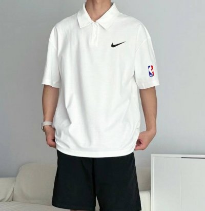 Nike X Fear Of God X Nba 三方联名耐克Fogess polo衫短袖T恤 甄选高品质网眼速干面料 舒适透气 不闷不热 手感软糯细腻 上身充