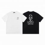 款F21 Lv Louis Vuitton 路易威登 5春夏手工贴布绣+高密度包边刺绣圆领短袖 采用280G面料 最新款短袖采用传承的手工贴布绣，包边绣是高密度